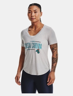 Women's UA Breezy Collegiate V-Neck T-Shirt