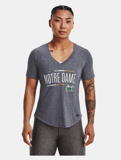 Under Armour Women's UA Breezy Collegiate V-Neck T-Shirt