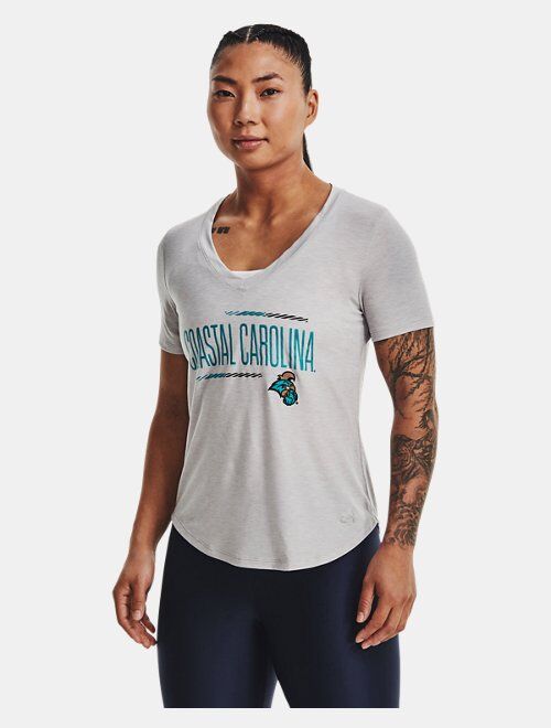 Under Armour Women's UA Breezy Collegiate V-Neck T-Shirt