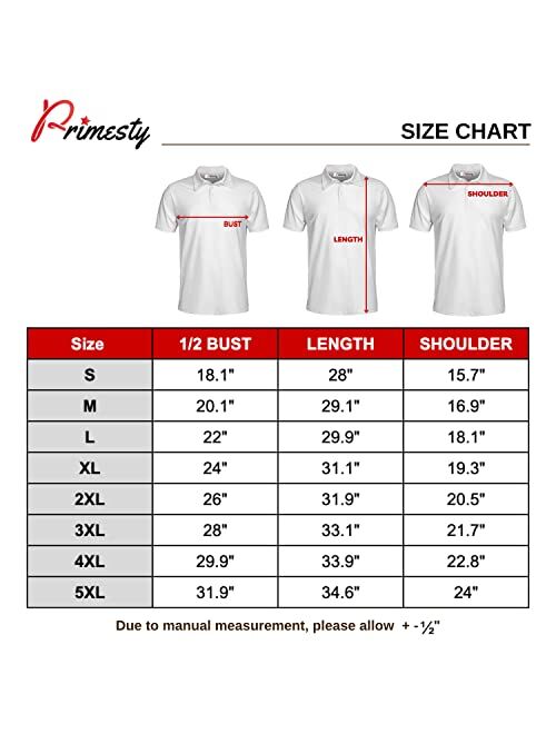 PRIMESTY Personalized Bowling Shirts for Men Custom Name and Team Name Bowling Polo Shirts Bowling Jerseys Size S-5XL