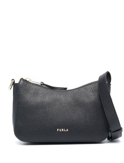 Furla grained leather shoulder bag