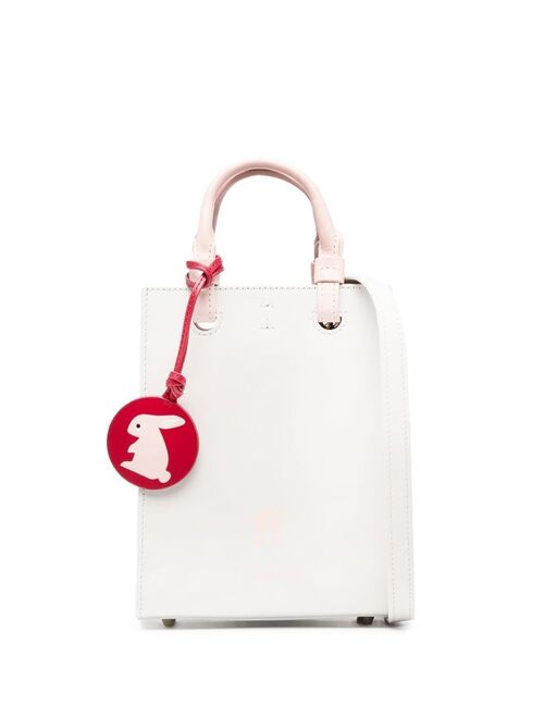 Furla Varsity Style leather tote bag