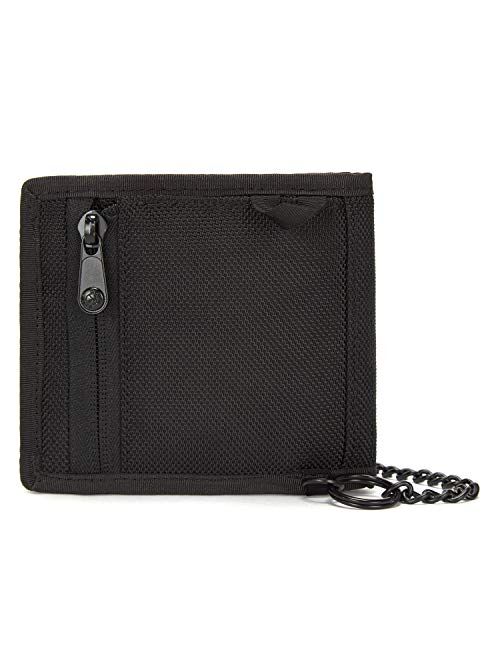 Pacsafe Rfidsafe Z100 Rfid Blocking Bi-fold Black Travel Wallet, Black