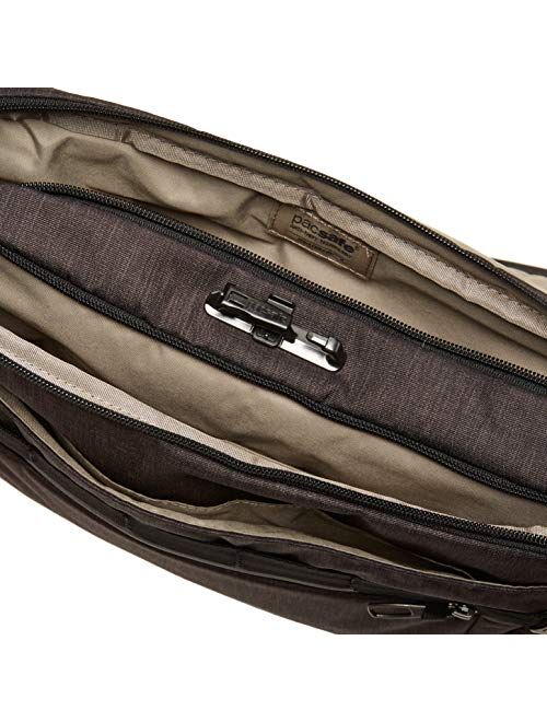 Pacsafe Men's Metrosafe X Anti Theft Messenger-Fits 12" Laptop, Carbon, 8 Liter