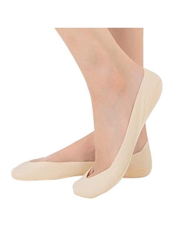 R Relaxife Womens No Show Thin Socks Cotton Nylon Low Cut Liner Non Slip hidden Invisible Socks for Flats Boat Sneaker 4-6 packs