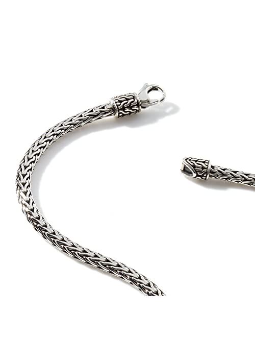 John Hardy Women's Classic Chain Silver Slim Necklace 3.5mm