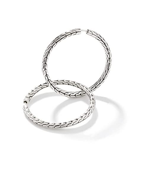 John Hardy Classic Chain Hoop Earrings