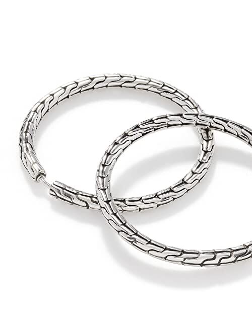 John Hardy Classic Chain Hoop Earrings