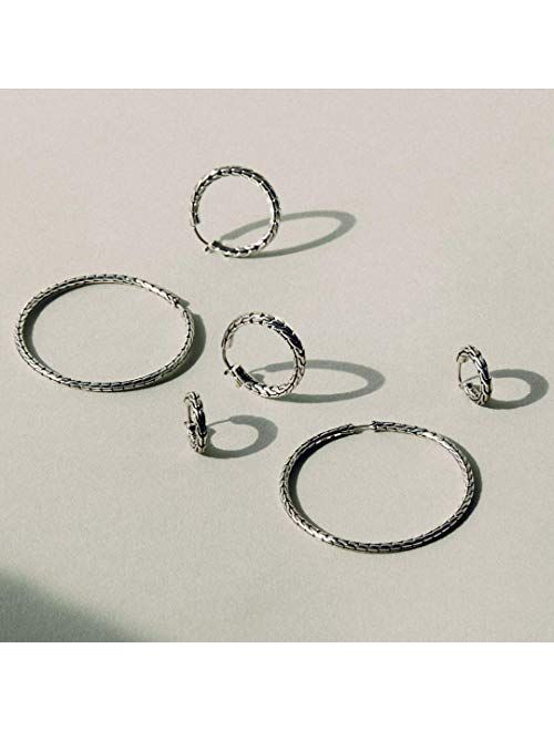 John Hardy Classic Chain Hoop Earrings