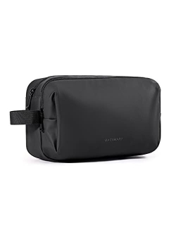 BAGSMART Toiletry Bag for Men, Travel Toiletry Organizer Dopp Kit Water-resistant Shaving Bag for Toiletries Accessories, Black