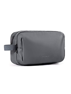 BAGSMART Toiletry Bag for Men, Travel Toiletry Organizer Dopp Kit Water-resistant Shaving Bag for Toiletries Accessories, Black