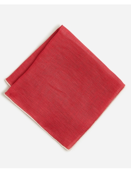 J.Crew Italian linen pocket square