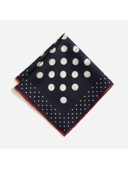 Cotton-wool pocket square