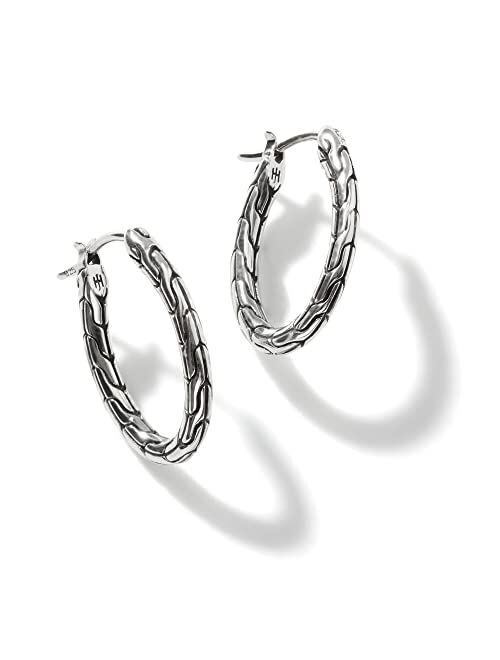 John Hardy Classic Chain Hoop Earrings