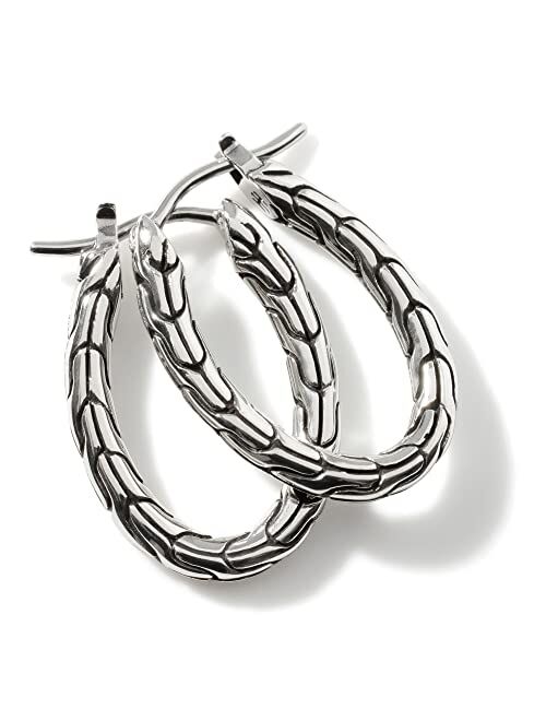 John Hardy Classic Chain Hoop Earrings