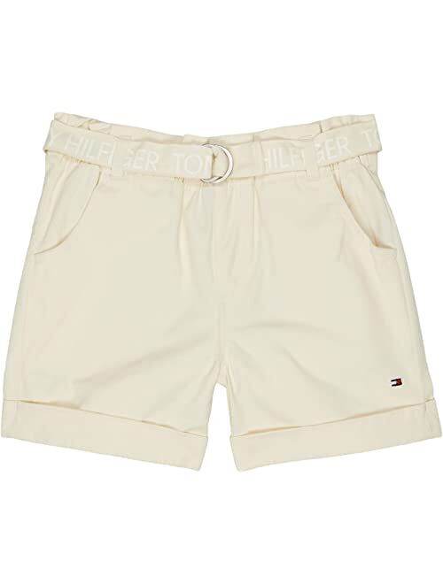 Tommy Hilfiger Kids Paper Bag Waist Shorts (Big Kids)