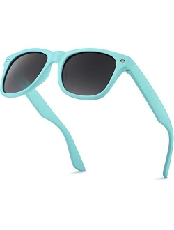 Retro Rewind Kids Sunglasses for Boys Girls Age 3-12 Classic UV400 Protection Toddler Children Shades Sun Glasses