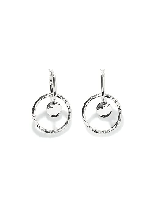 John Hardy WOMEN's Dot Hammered Silver Interlink Drop Earrings