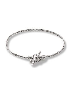 Classic Chain Manah Foxtail Chain Heart Bracelet