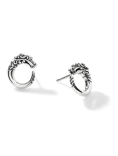 John Hardy Legends Naga Silver Stud Earrings