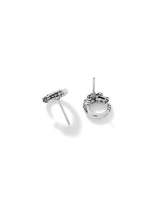 John Hardy Legends Naga Silver Stud Earrings