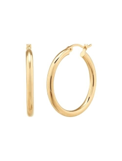 'Ringmaster' Hoop Earrings in Sterling Silver