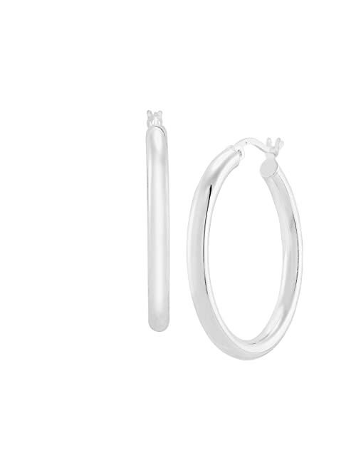 Silpada 'Ringmaster' Hoop Earrings in Sterling Silver