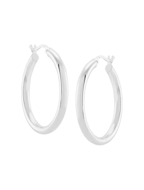 Silpada 'Ringmaster' Hoop Earrings in Sterling Silver