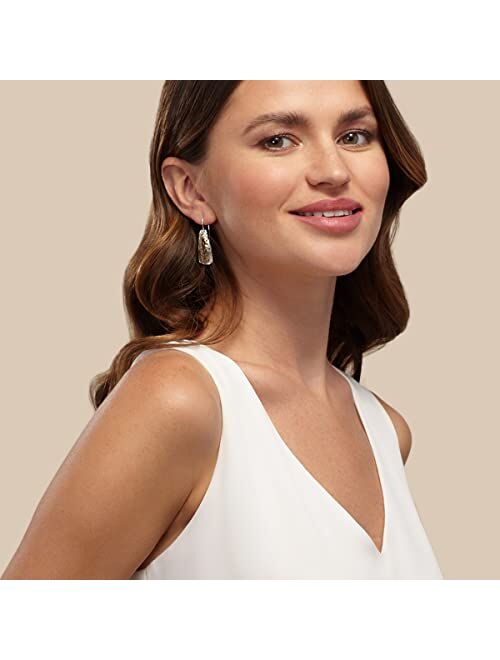 Silpada 'Cimarron Slopes' Two-Tone Tapered Drop Earrings in Sterling Silver & 14K Gold Plate