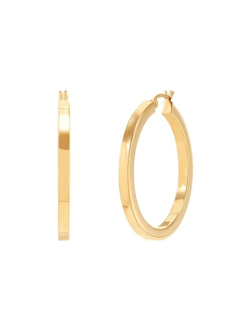 Silpada 'Rise and Shine' Tube Hoop Earrings