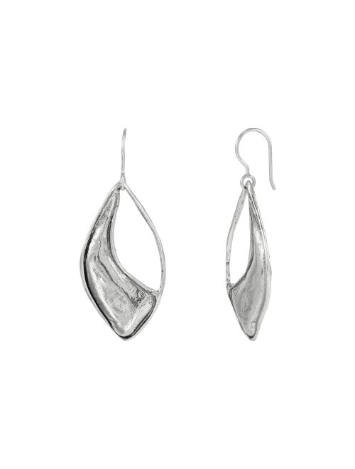 Silpada 'Leaf It To Me' Drop Earrings in Sterling Silver