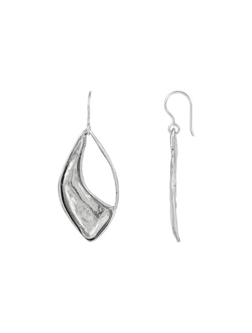 Silpada 'Leaf It To Me' Drop Earrings in Sterling Silver