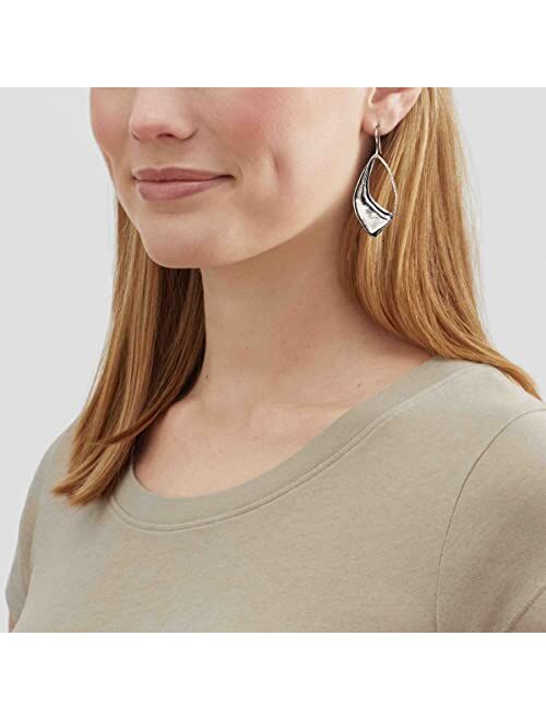 Silpada 'Leaf It To Me' Drop Earrings in Sterling Silver