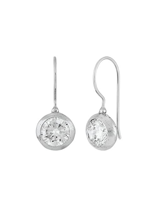 Silpada 'Special Sparkle' Cubic Zirconia Dangle Earrings in Sterling Silver