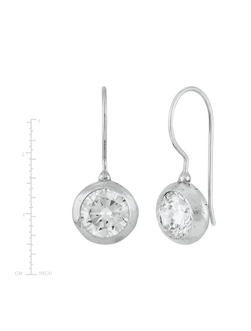 Silpada 'Special Sparkle' Cubic Zirconia Dangle Earrings in Sterling Silver