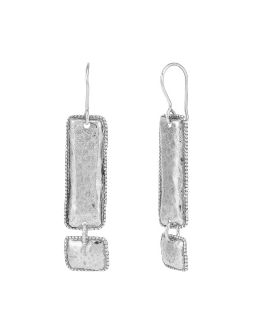 Silpada 'Wrinkle in Time' Drop Earrings in Sterling Silver