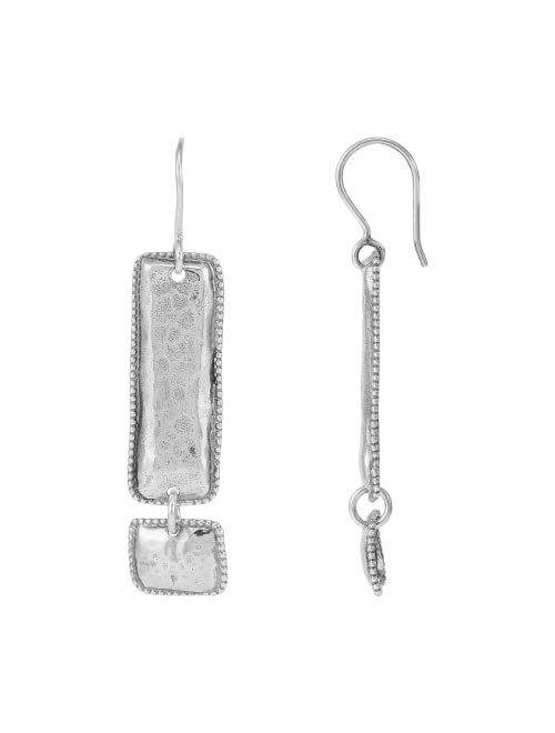 Silpada 'Wrinkle in Time' Drop Earrings in Sterling Silver