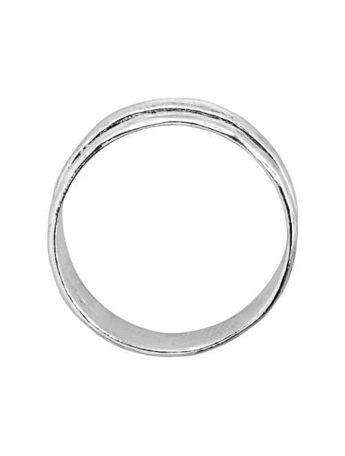 Silpada 'Double Spaced' Two Bar Ring in Sterling Silver