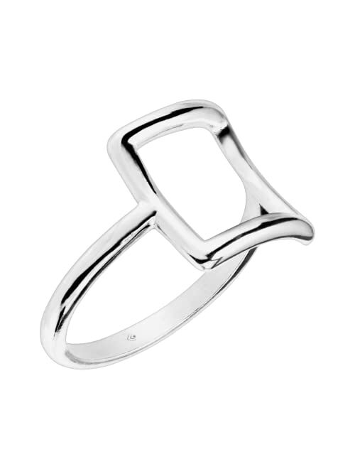 Silpada 'Catuskoti' Open Square Ring in Sterling Silver