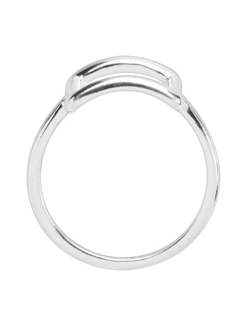 Silpada 'Catuskoti' Open Square Ring in Sterling Silver