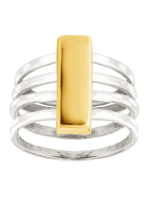 Silpada 'Agility' Ring in Sterling Silver and Brass