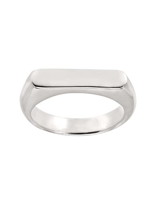 Silpada 'Big Idea' Flat-Top Ring in Sterling Silver