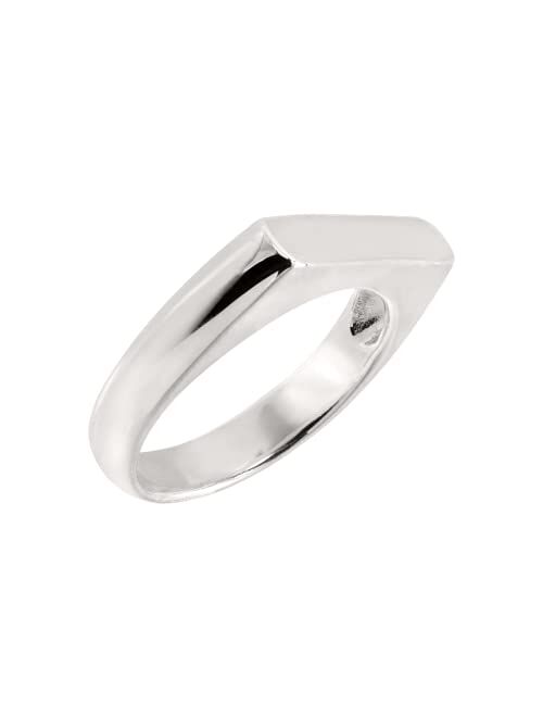 Silpada 'Big Idea' Flat-Top Ring in Sterling Silver