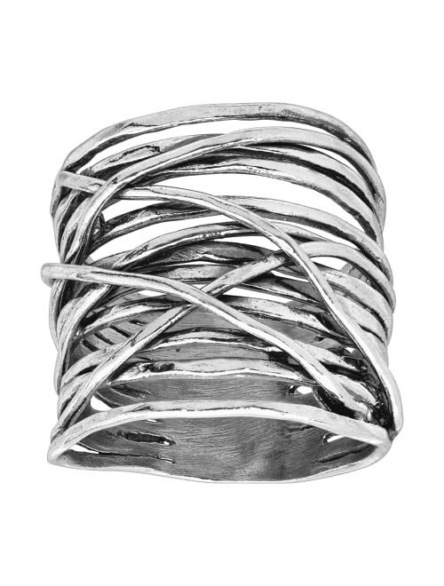 Silpada 'Sundried' Textured Sterling Silver Ring