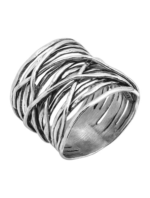 Silpada 'Sundried' Textured Sterling Silver Ring