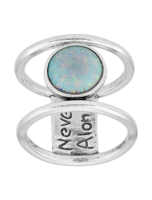 Silpada 'Never Alone' Opal Ring in Sterling Silver