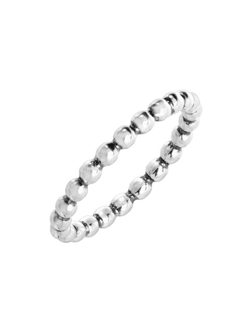 Silpada 'Fontana' Beaded Ring in Sterling Silver