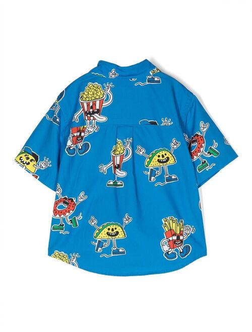 Stella McCartney Kids graphic-print short-sleeve shirt