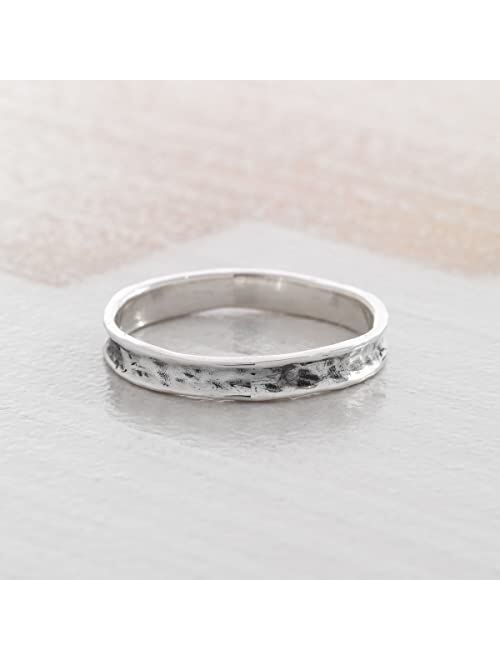 Silpada 'Stellar Stable' Stacking Ring in Hammered Sterling Silver