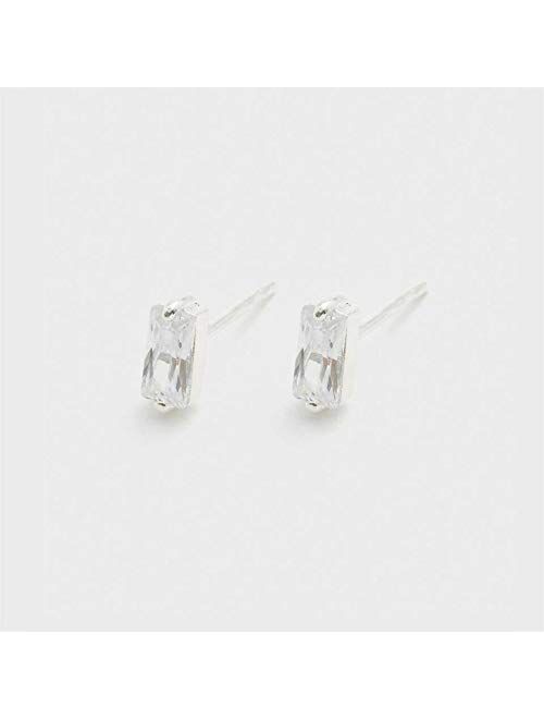 gorjana Women's Amara Solitaire Stud Earrings, Cubic Zirconia Inlay